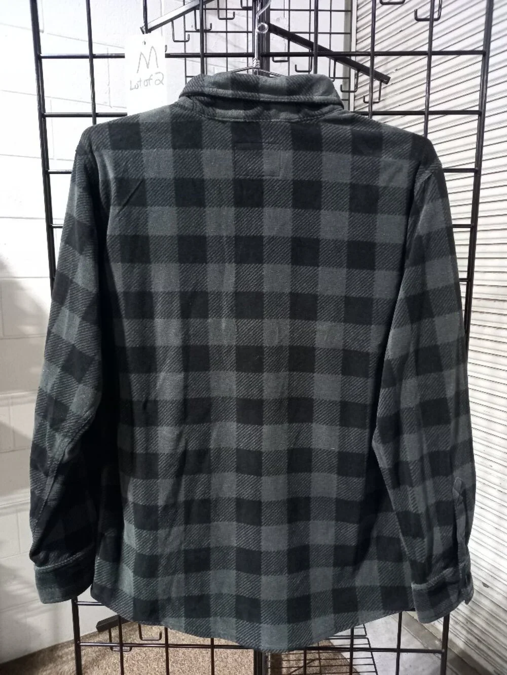 Men's Long Sleeve Fleece Shirt + Long Sleeve Flex Henley | Medium